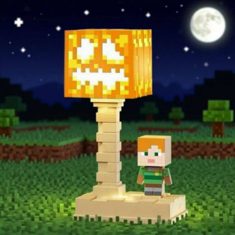 Lampe de Table LED Pixel, 5 Couleurs Réglables, Commande Tactile et USB, Éclairage Décoratif pour Bureau et Gaming(Orange)