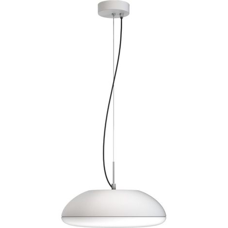 Inspired Mantra Fusion Kazz Kazz Colgante 38cm Redondo, 4 x E27 (Max 20W LED), Blanco (1/5)