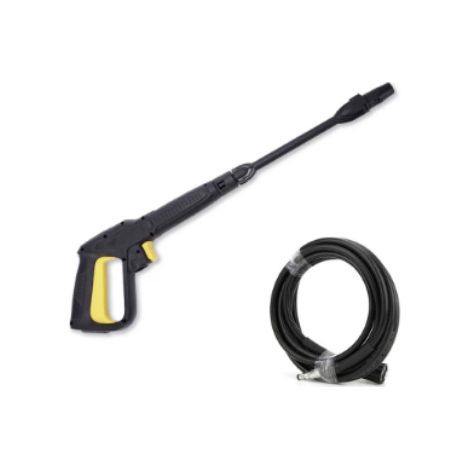 Pistolet à eau haute pression 5 m – Tuyau avec jet variable et buses réglables – Compatible Kärcher K2-K7 – Nettoyage intensif-DELKEVIC (1/3)