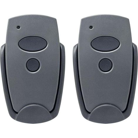 Lot de 2 télécommandes universelles pour porte de garage 868 MHz compatibles avec Marantec Digital 302, 304, 382, 384, 313, 321, 323, 131 (1/4)