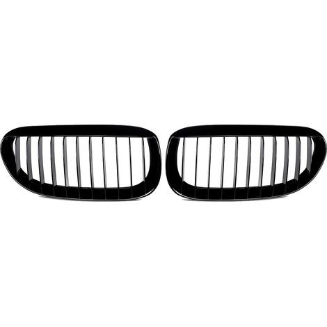 Grille de rein avant, construction durable, installation facile, Noir Brillant (1/2)