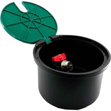 Arqueta de Riego Circular con Hidrante Metálico Rosca Macho 3/4" (1/5)