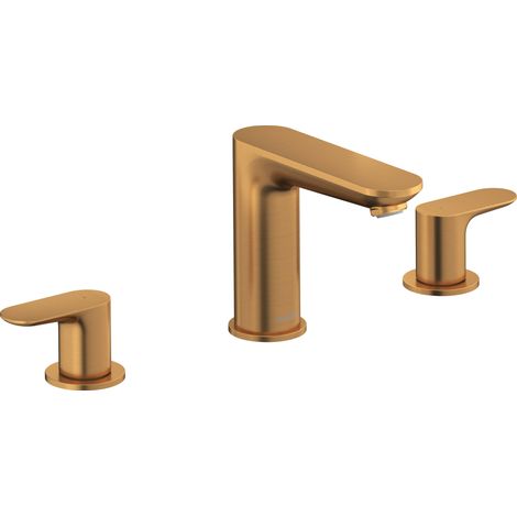 Duravit Wave 3-Loch Waschtischarmatur, Ausladung 129 mm, mit (1/3)