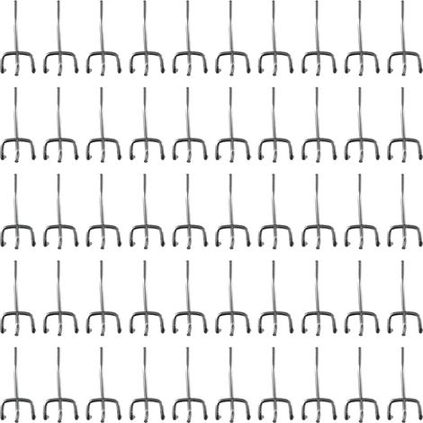 Crochets de panneau perforé, construction durable, organisation polyvalente, 50pcs (1/2)