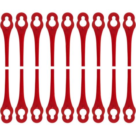 100 lame di ricambio, compatibili con il tagliaerba IKRA IART 2520, lame in nylon per IAT 20-1M