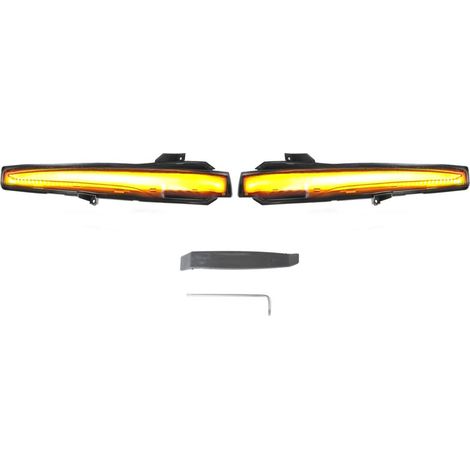 Side marker light for mirror, smoked lens, replacement LED DRL indicator for Mercedes-Benz V-Class W447 2014-2018 (1/5)