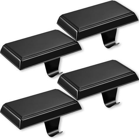 Lot de 4 supports de chaussettes de Noël réutilisables pour cheminée(12.56.7cm), décoration de Noël à suspendre au sol (1/5)