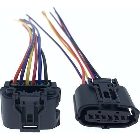 Original 6P connector compatible with front and rear bumper parking sensors on Toyota Camry, Corolla, Levin and Lexus RAV4. (1/4)