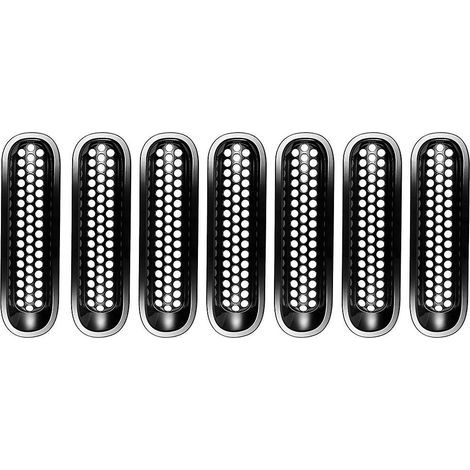 Grille de protection avant à clipser pour Wrangler JK JKU Unlimited 2007-2017. noir brillant (1/5)