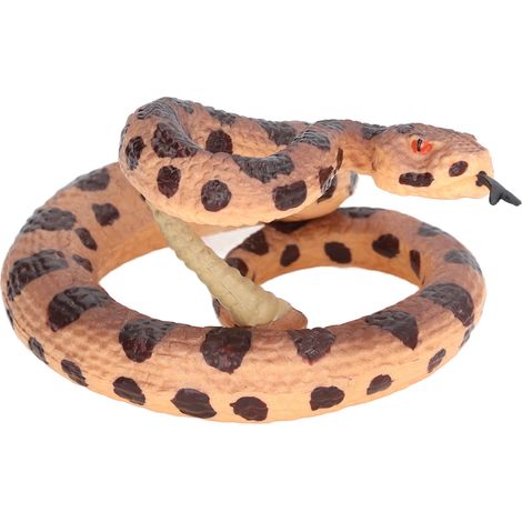 Serpent en Plastique Réaliste pour Enfants, Jouet Éducatif et Cadeau d'Anniversaire Amusant, Idéal pour Décorations de Fête et Farces (1/5)