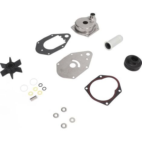 Kit de réparation de roue de pompe à eau 46-812966A12, acier inoxydable, remplacement pour moteurs hors-bord Mariner 4 temps (1/5)