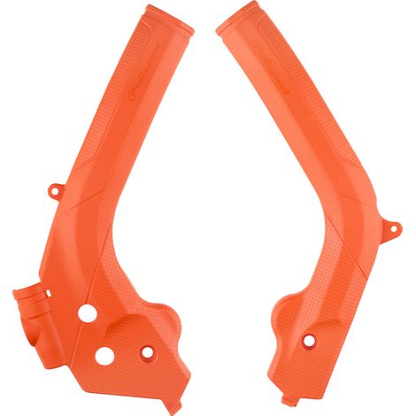 Protectores de chasis Polisport Ktm Sx Sxf Exc Xc Xcf Husqvarna Fc Tc 16 Naranja