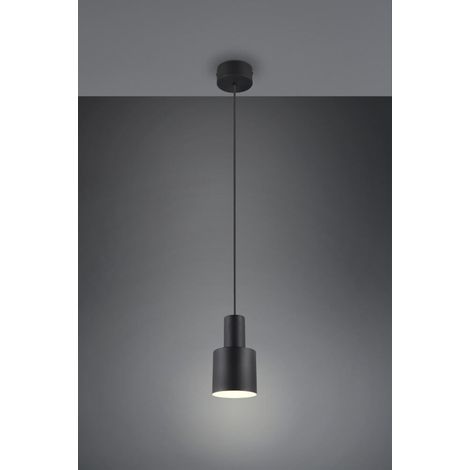 TRIO LEUCHTEN SUSPENSION AGUDO 319400132, MÉTAL NOIR MAT, EXCL. 1X E27 (1/3)