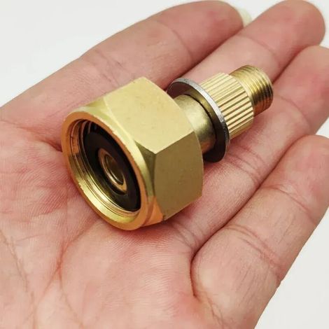 Adaptateur pour réchaud à gaz de camping en alliage d'aluminium : connecteur pour bouteille de GPL vers réchaud extérieur. Accessoires de réchaud de camping durables et pratiques pour réchauds de cuis