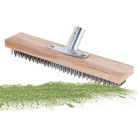 Balai métallique en acier inoxydable - 20/30/45 cm - Balai métallique -