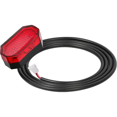 Phare Arrière LED pour Aovo, Aovopro, Miscooter et Zwheel Noir / Rouge