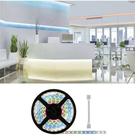 Paulmann MaxLED 500 71044 Ruban LED (Extension) avec connecteur mâle 24 V 10 m RVBB 10 m Y688702 (1/3)