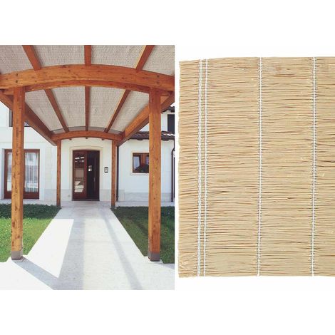 Canisse multifonction 300x90cm – Sable – Protection visuelle – Pour espaces extérieurs – Résistant aux intempéries – Jardiline (1/6)