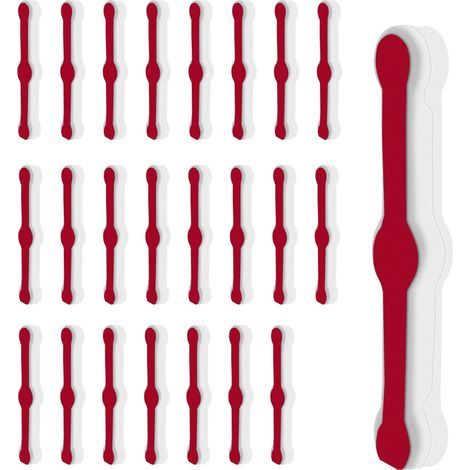 Fenêtre Clip pour moustiquaires, 24 Boucles de Fixation pour fenêtre d'écran, Fenêtre Montage Boucle Pas De Perçage pour Cuisine Balcon Porte Moustiquaire Résistante Aux Insectes, Blanc (1/5)