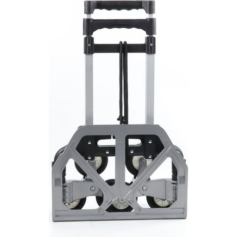 Klappbare Aluminium-Treppenkarre 6-Rad 75kg Last Handwagen für Lager Transport (1/5)