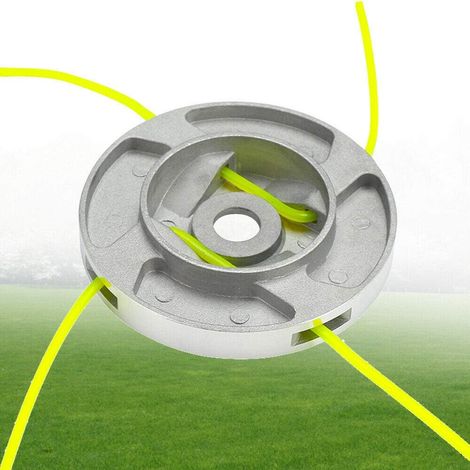 2 Stück Rasentrimmerkopf aus Aluminium, Ersatzteile für Freischneider