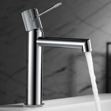 Imex - Grifo Monomando Lavabo Caño Bajo Cromado Serie Line (1/4)