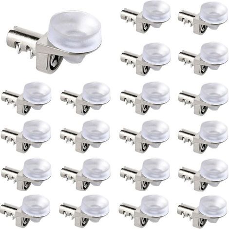 30 Pièces Cremaillere Etagere,Taquets Pour étagères Chevilles d'étagère de Placard de Remplacement,Supports D'étagères de Cuisine, Supports Pour étagère,Bibliothèque,Placard réglables (1/5)