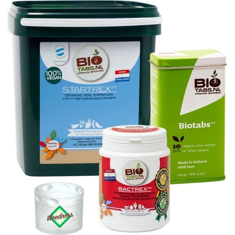BioTabs 3-Teiliges Dünger Set L – Organischer Grow Dünger (1/5)