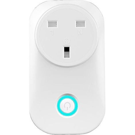 Intelligente WLAN-Steckdose mit drahtloser Fernbedienung, US-/EU-Stecker, Timerfunktion und Schalter (1/4)