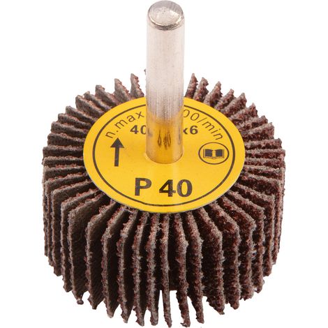 Roue à lamelles avec tige, 40 x 20 mm, K40