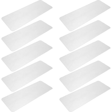 Lot de 10 Protections pour Clavier d'ordinateur Portable 15-17 Pouces - Protection Ultra-Fine en Silicone Transparent - Anti-poussière et imperméable pour la Maison, Le Bureau et (1/5)
