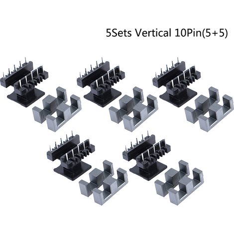 5 bobines de transformateur EE25 4 broches 8P 10P PC40 Ferrit Co (1/5)