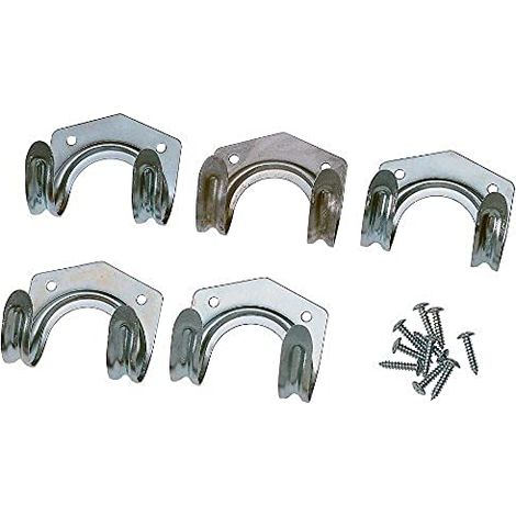 CONNEX - GANCI PORTA ATTREZZI + VITI - 5PZ - 20 CM. (1/3)