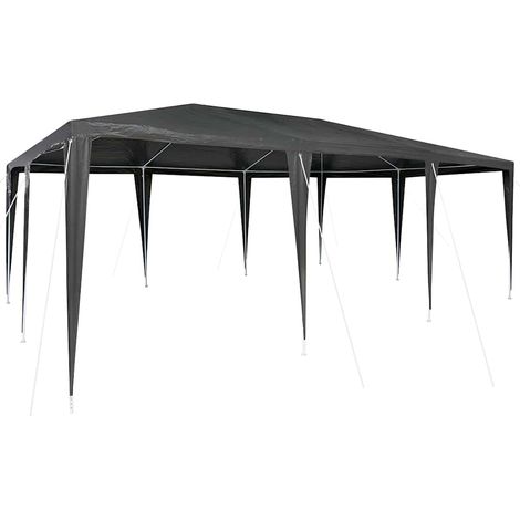 Tente de fête Anthracite et blanc 600 x 400 x 266 cm CFW475846 (1/5)