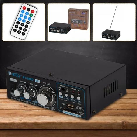 2-Kanal-Bluetooth-Digital-AudioverstärkerSpitzenleistung 30 W + 30 WSNR 90dBFrequenz 10 Hz - 20 kHz