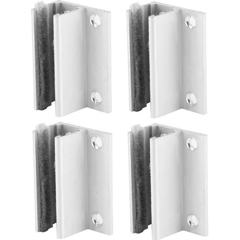 4 pièces guide de sol pour porte coulissante, alliage d'aluminium (1/5)