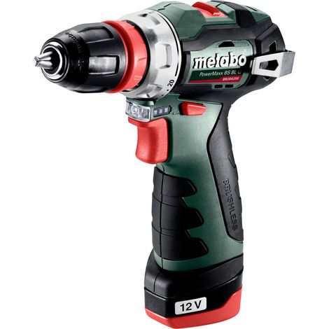 metabo PowerMaxx BS BL, Taladro Atornillador Brushless, 12V y 38 Nm (1/5)