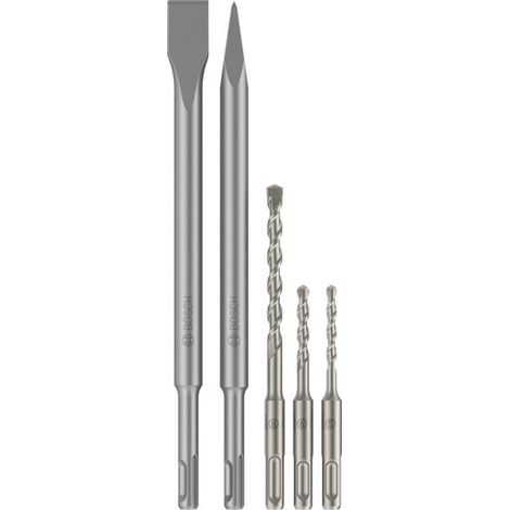 Bosch SDS plus-3C Meißel- und Bohrer-Set, D 5/6/8 mm, 5-tlg. für Bohrhämmer (1/5)