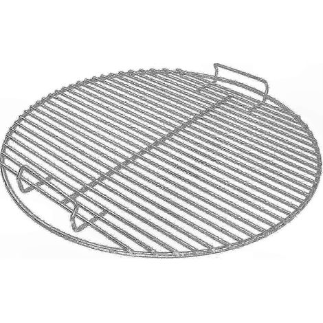 Grille de cuisson BBQ 47cm, accessoire remplaçant 44.5cm pour barbecue à charbon, grille en acier robuste, compatible avec braseros et grils, idéale pour grillades en extérieur. (1/4)
