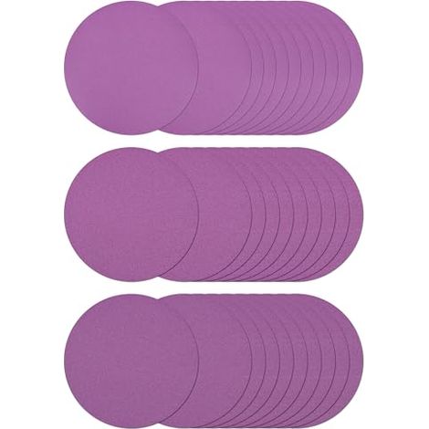 30 dischi abrasivi da 150 mm (grana 600/1000/1500) – Levigatura ultra fine per acciaio inossidabile, ceramica e carrozzeria – Compatibile con smerigliatrice angolare (uso umido/secco) (1/4)