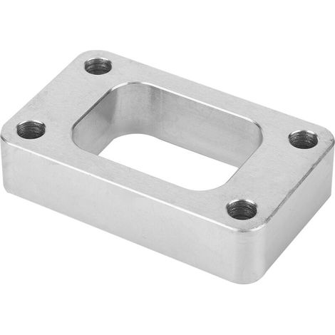 T3 spacer flange, scratch-resistant mild steel intake flange for turbocharger accessories. (1/5)