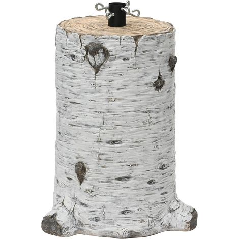 Base decorativa para árbol de Navidad efecto tronco 33 × 48,5 cm (1/3)