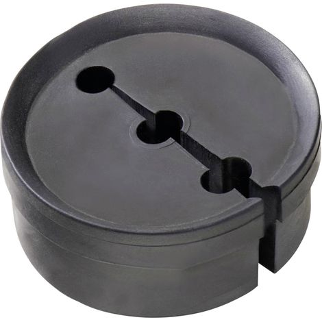 Wiska 10104447 GFD 16/01/050 Dichteinsatz schlagfest, mit Zugentlastung M16 Kunststoff Schwarz (R