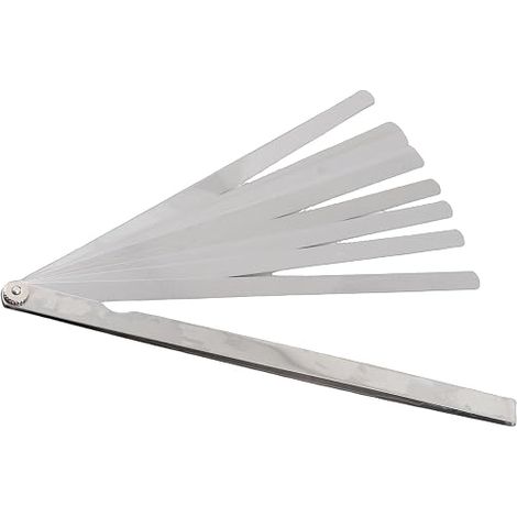 Thickness Gauge 17 Blades 0.02-1.0 mm Rotatable Stainless Steel (1/5)