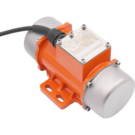Motor de vibración, controlador de velocidad, aplicaciones industriales, color naranja plateado, enchufe europeo de 220V-240V. (1/2)