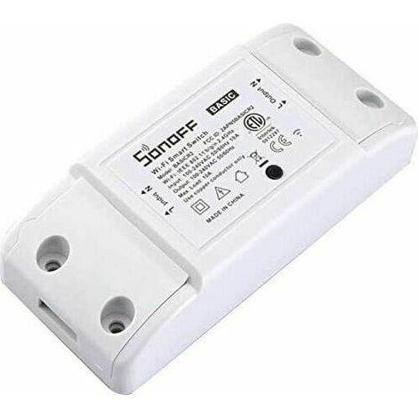 SONOFF BASIC R2 WiFi Smart Switch Drahtlose Fernbedienung Timer-Steuerung über Apple Amazon Echo Alexa, Android iOS