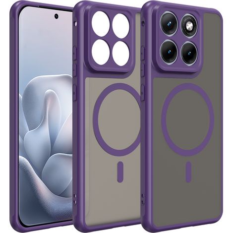 Funda Motorola Edge 70 Fusion Matte para MagSafe (morada) (1/5)