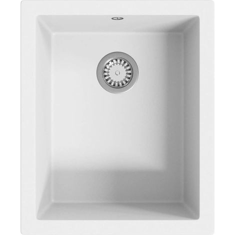 Maison Exclusive - Fregadero de cocina con rebosadero granito bla (1/5)