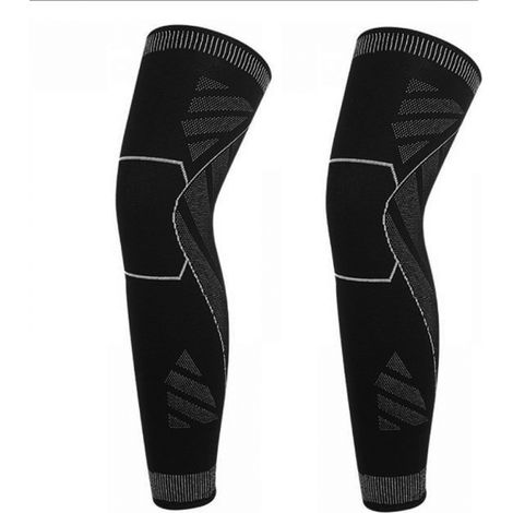 Genouillère Longue - Compression Totale Jambe - Soutien Genou Pour Course Et Activité Physique - 1 Pièce (1/5)