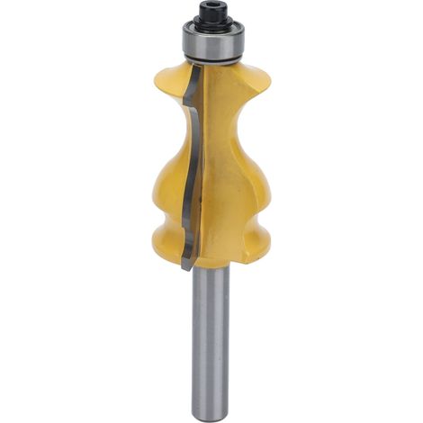 Fraise à moulures architecturales pour le travail du bois, queue de 8 mm, diamètre de lame de 28 mm